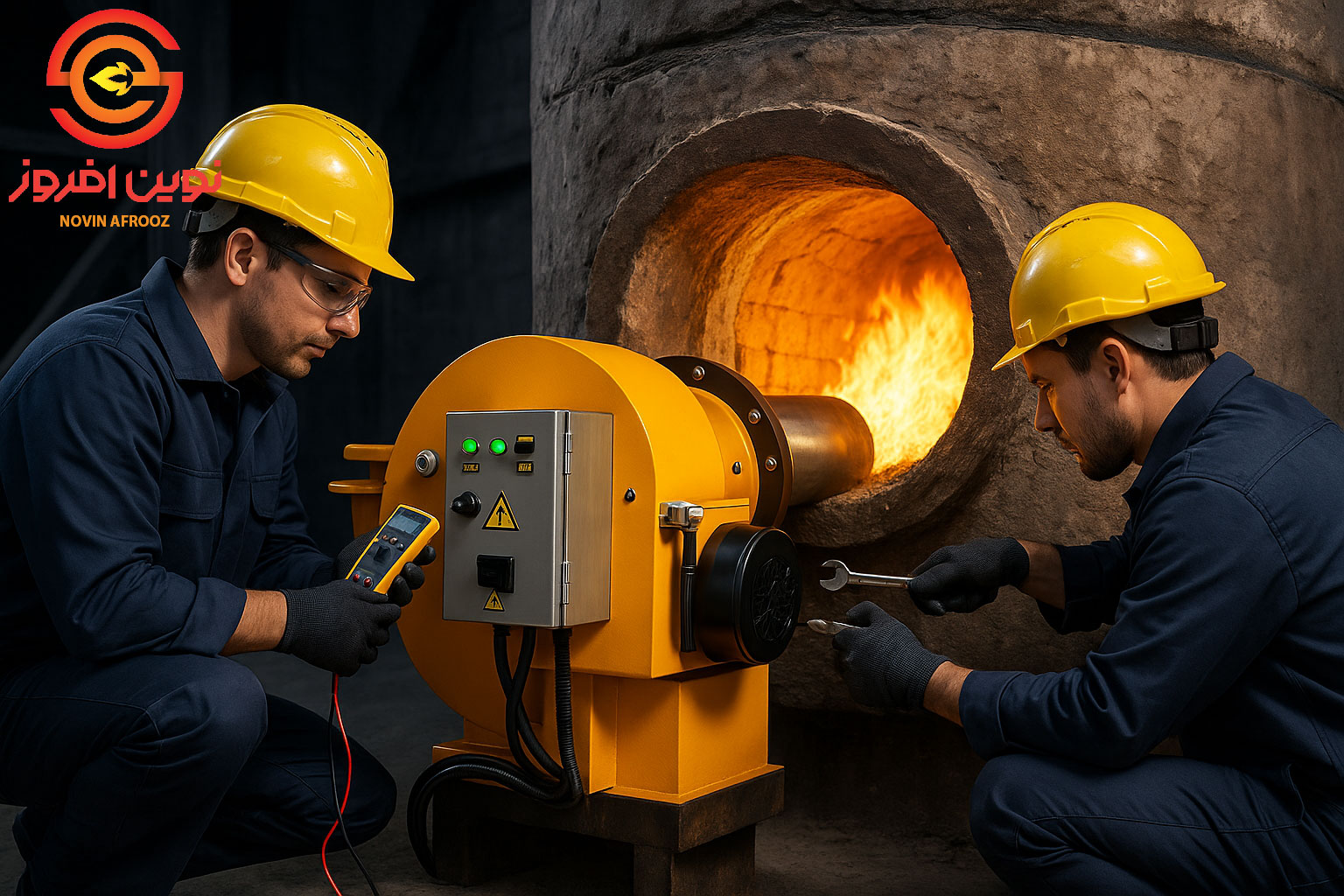 مشعل صنعتی کوره